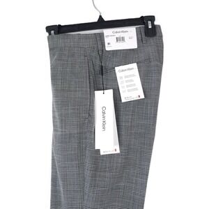 Calvin Klein Gray Plaid Men's Dress Pants